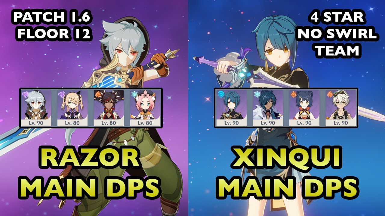 Patch 1.6 Abyss Floor 12 using 4 stars character 9 stars