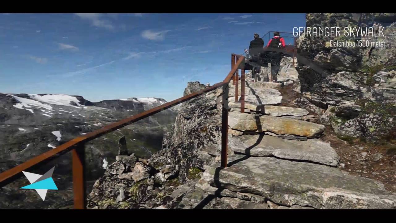 Geiranger Skywalk - Dalsnibba 1500 meter
