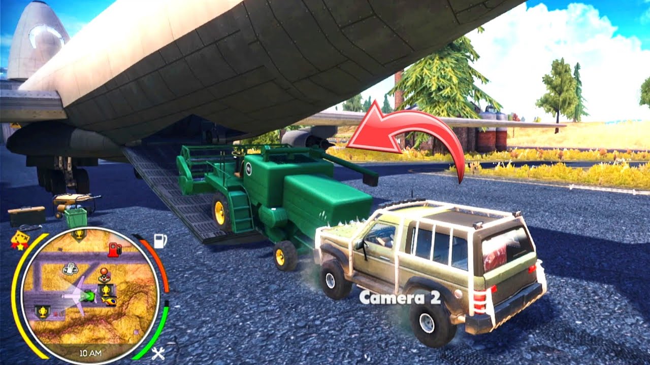 Ranger Loads The Harvester On Cargo Plane | Off The Road Unleashed Nintendo Switch Gameplay HD