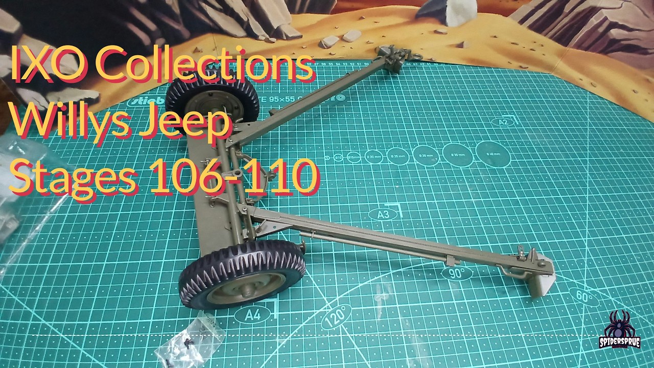 IXO Collections Willys MB Jeep Stages 106-110