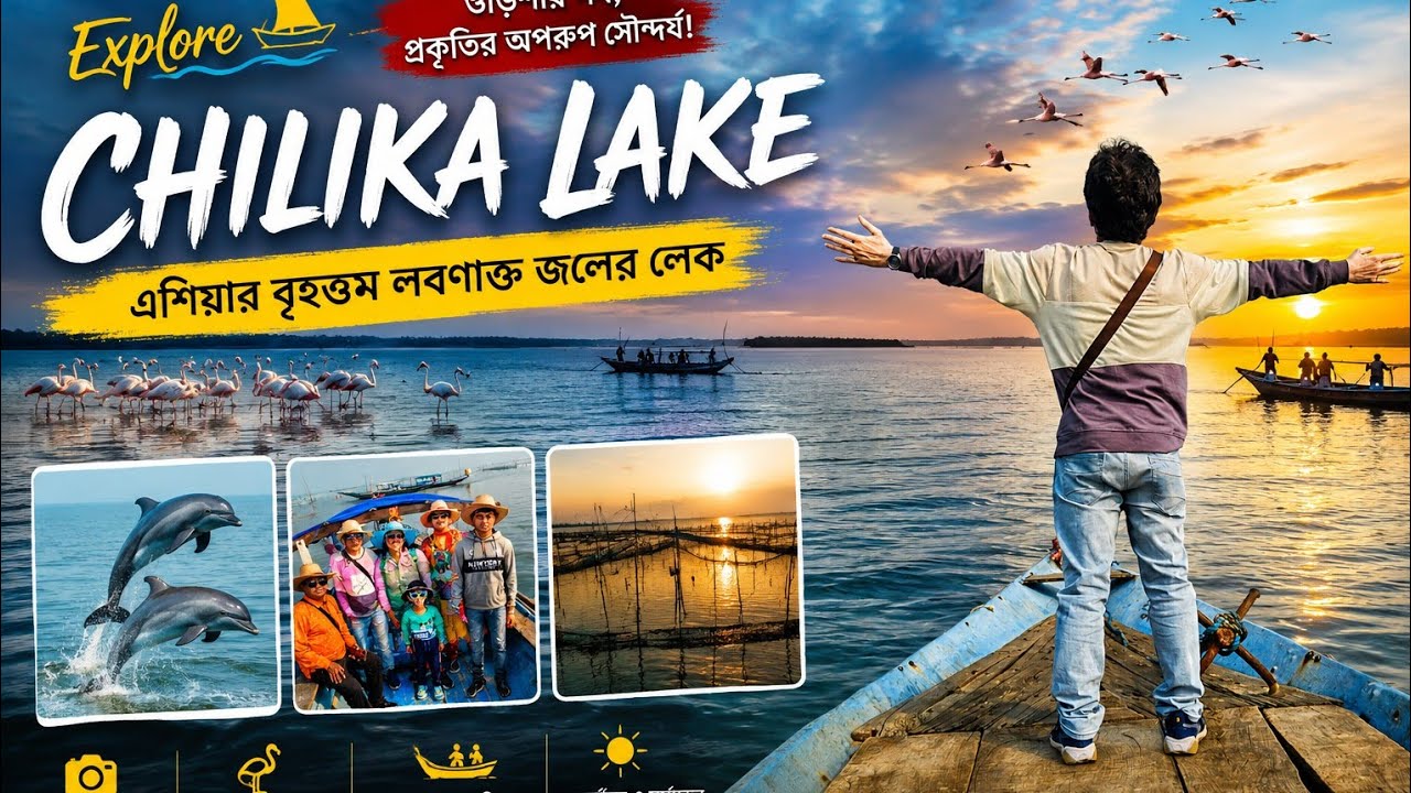 CHILKA LAKE-The Largest Lake In India|Chilka Tour Guide|Puri To Chilka Lake|Chilka Lake Odisha
