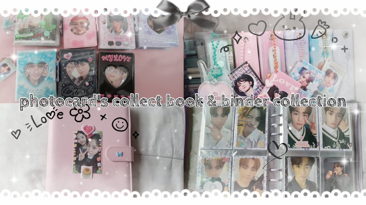 photocard's collect book & binder collection (the boyz & tripleS) (deobilog & wav-vlog)