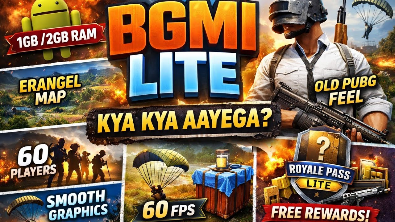 BGMI LITE KYA KYA AAYEGA 😱🤔 
