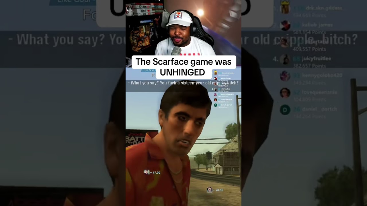 The Scarface game was unhinged. #scarface #scarfacegame #retrogaming
