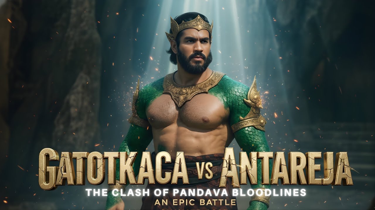GATOTKACA vs ANTAREJA: The Clash of Pandava Bloodlines | AI Short Film