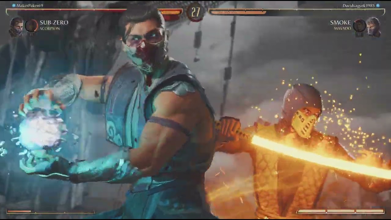 Mortal Kombat 1 Sub Zero vs Smoke
