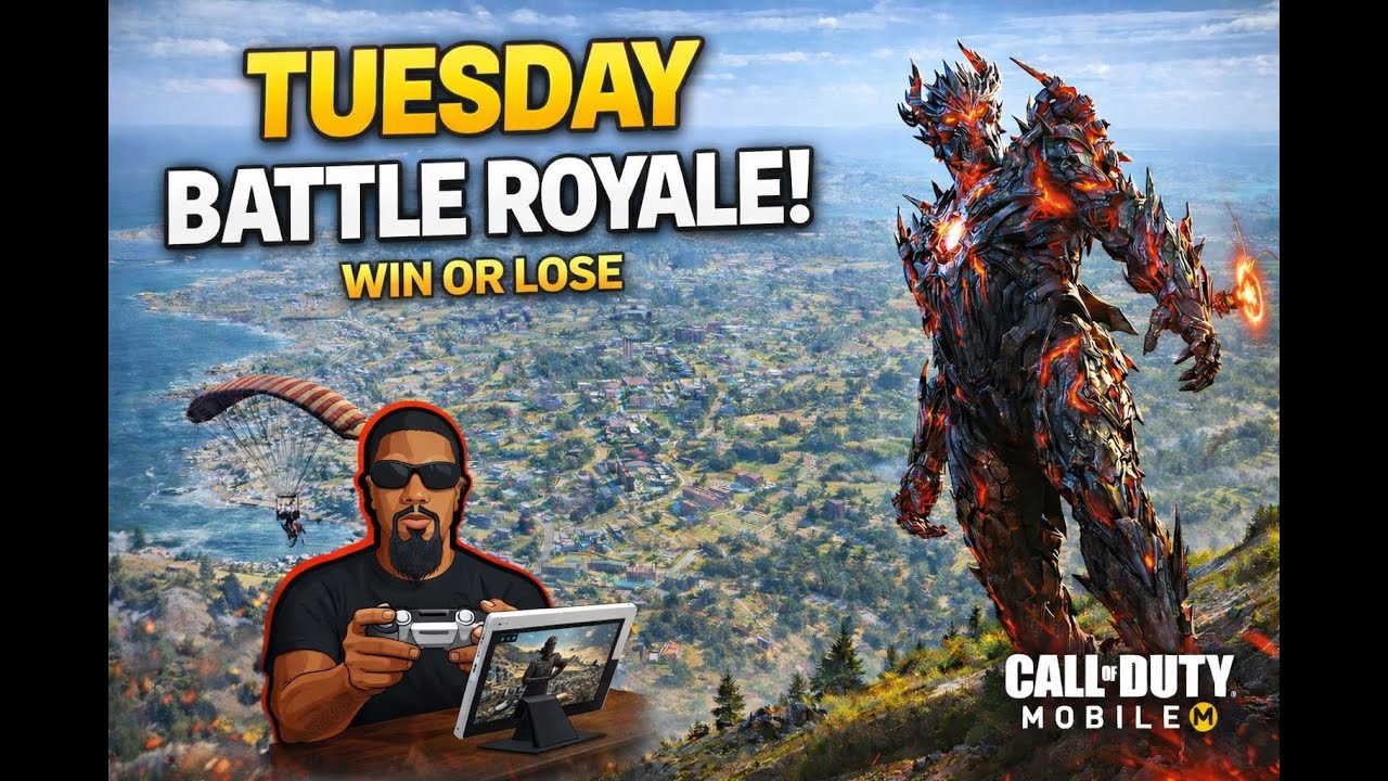 🔴 LIVE -BATTLE ROYALE TUESDAYS WIN OR LOSE ON CODMOBILE ROAD TO 1K SUBSCRIBERS BEFOR 2027 2/17/26