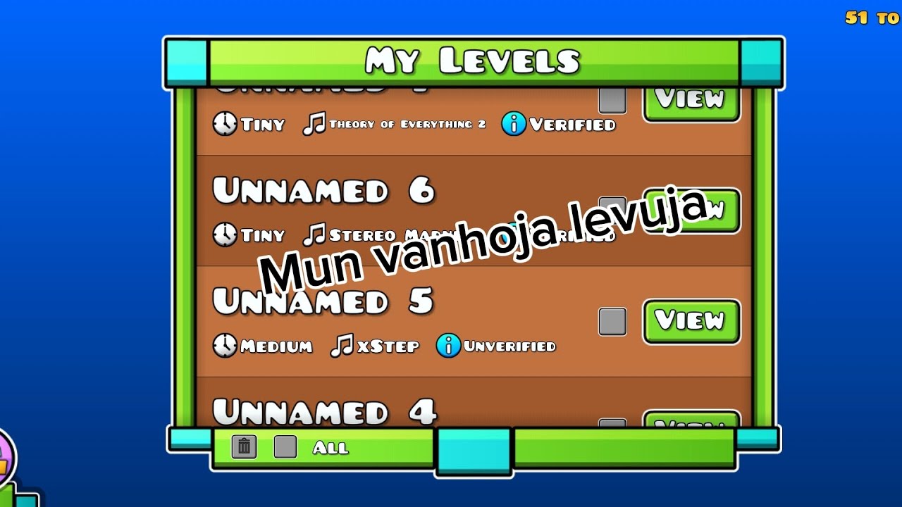 Pelataan mun vanhoja ei julkaistuja levuja