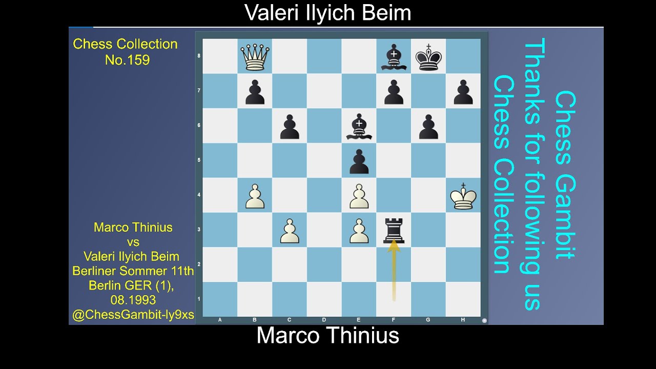 Marco Thinius  vs Valeri Ilyich Beim  #Chess Collection #159