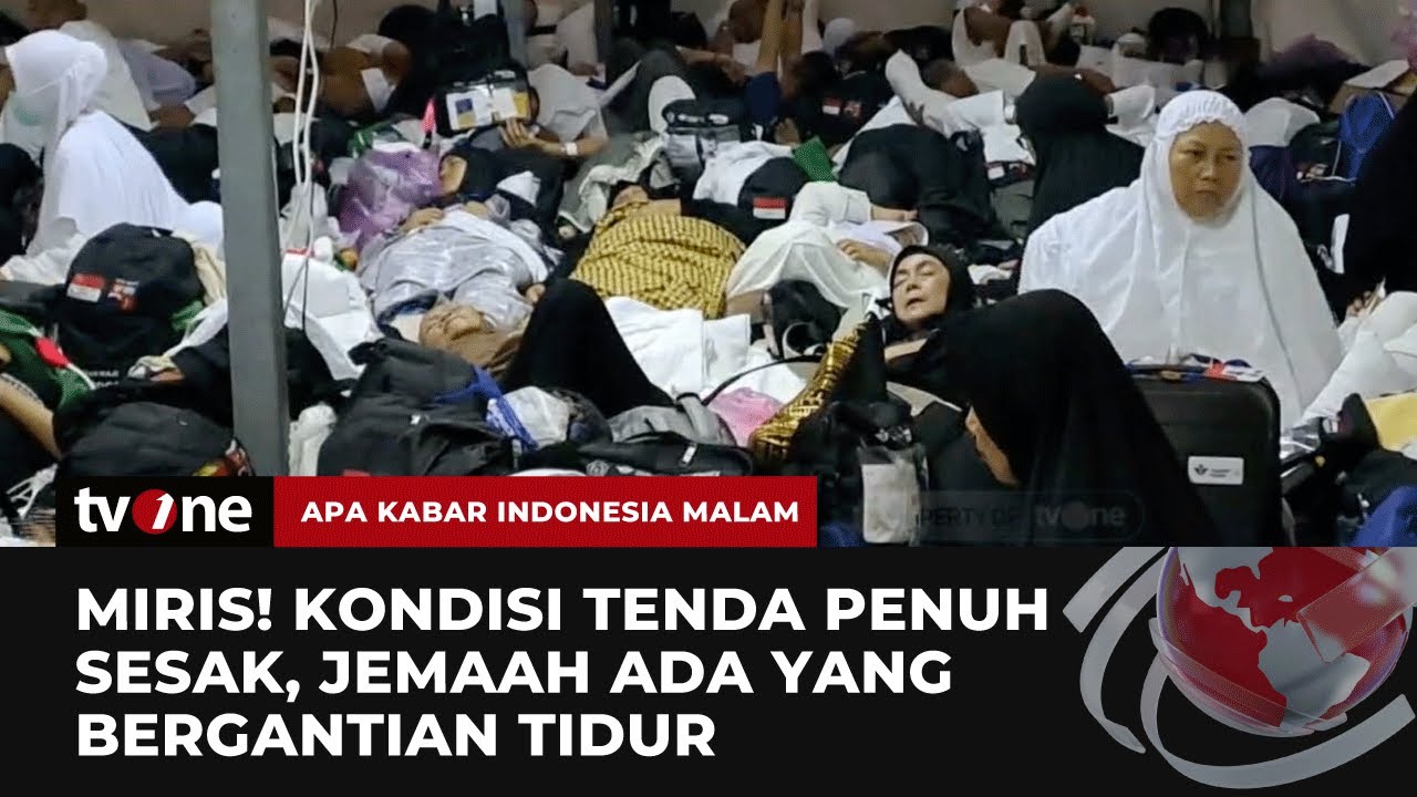 Kapasitas Tak Memadai, Jemaah Haji Tidur Berdesak-desakan | AKIM tvOne