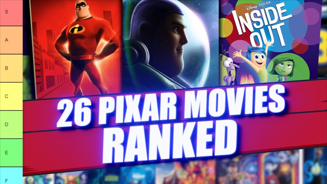 Pixar Tier List (All 26 Movies Ranked with Lightyear)
