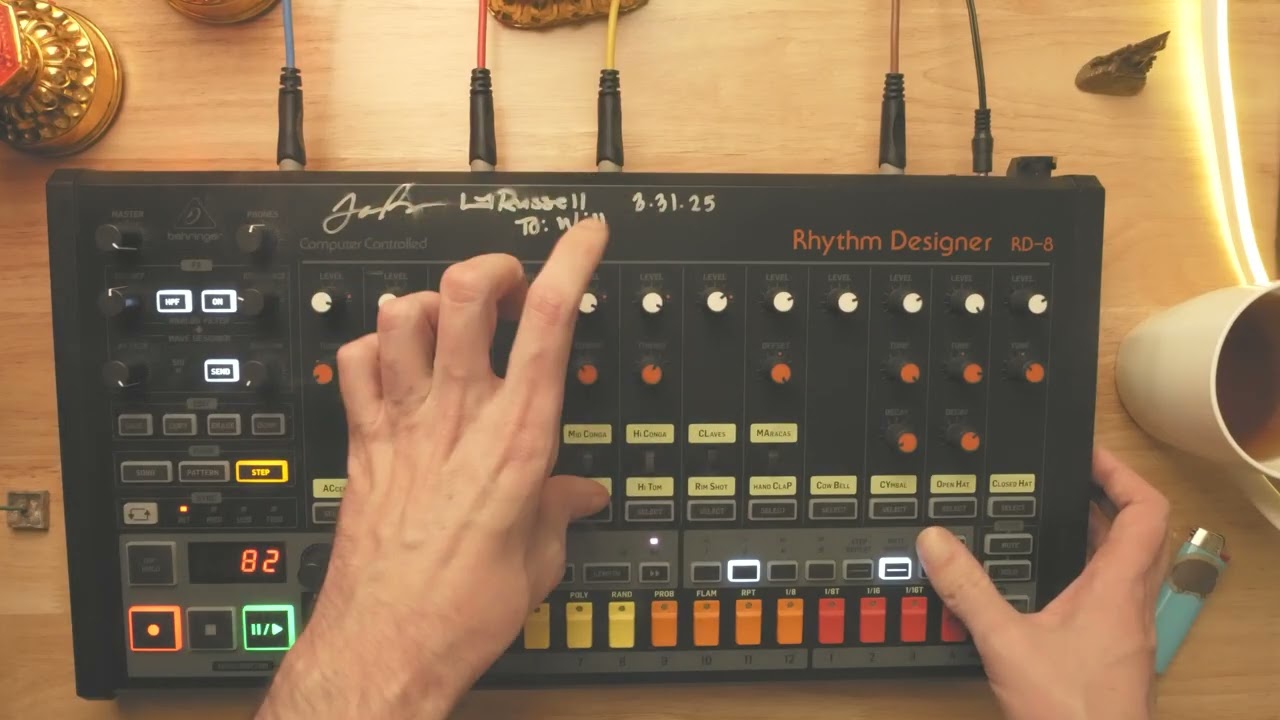 🍵 rd-8 coffee [TEA] break 13 - 118bpm - {behringer rd-8 mk2 jam}