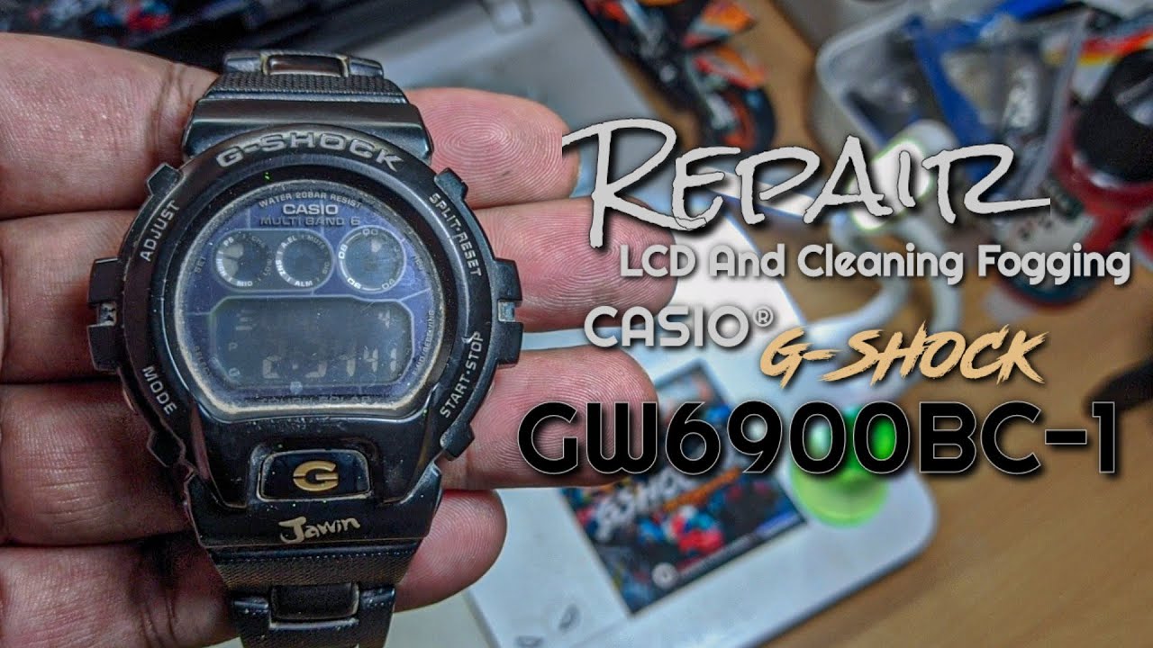 Deep Clean & Repair LCD Casio G-Shock GW-6900 tough solar