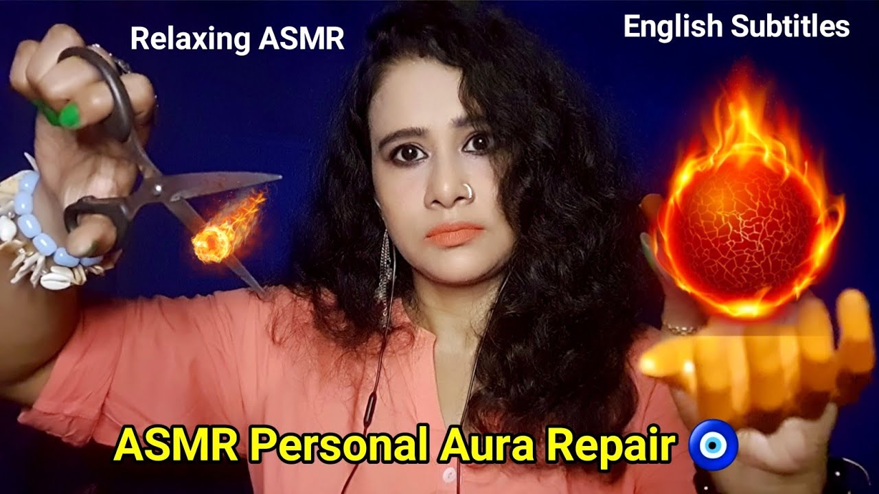 ASMR Replacing Your Negative Aura ✨ with My Positive Energy | Plucking, Tweezing, Eating & Cutting |
