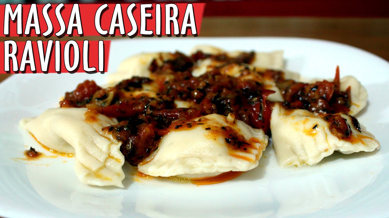 Como Fazer Massa de Ravioli recheada com Cream Cheese e Bacon | Massas | #MINICOZINHA