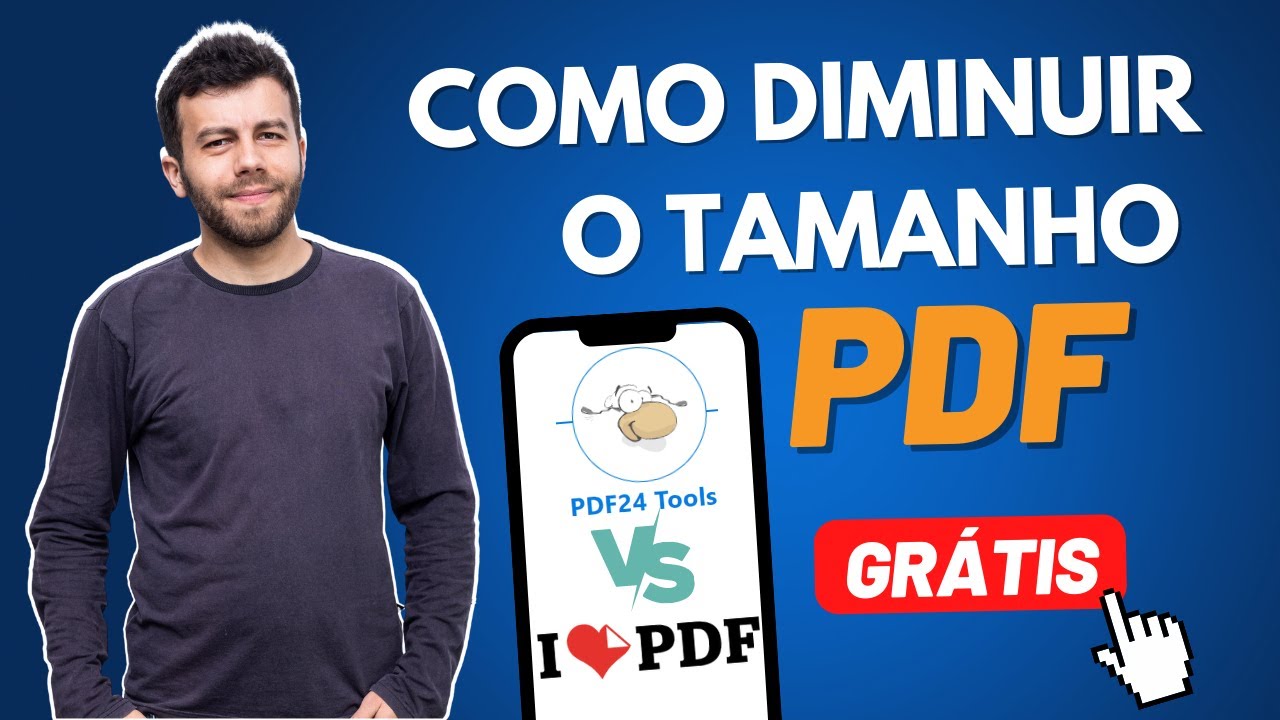 Como diminuir o tamanho do pdf. Rápido, fácil e de graça