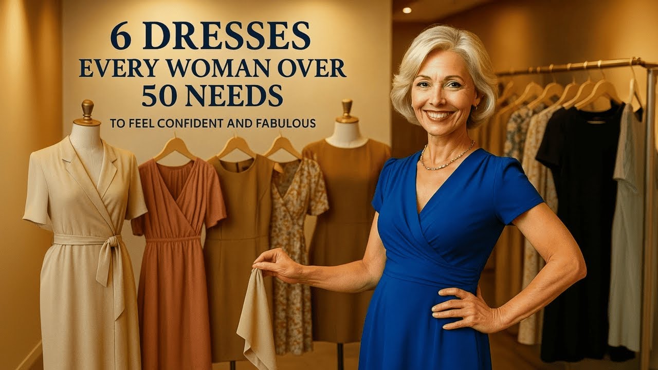 6 DRESSES EVERY WOMAN OVER 50 NEEDS TO FEEL CONFIDENT AND FABULOUS