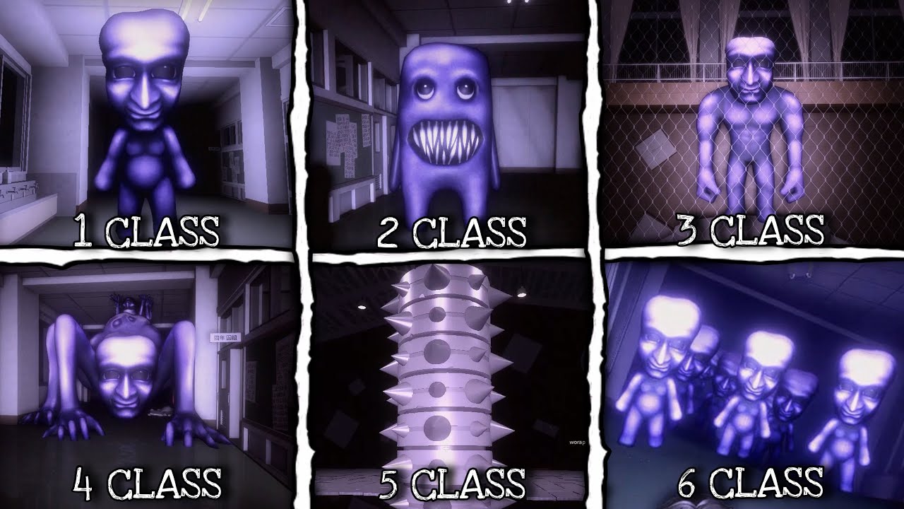 [SPIDER] AOONI Nightmare: Classes 1 to 6 - Full Walkthrough | Roblox