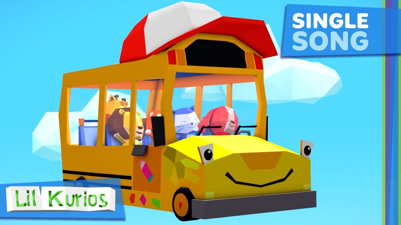 The Wheels on the Bus | Nursery Rhymes & Kids Songs | Lil Kurios