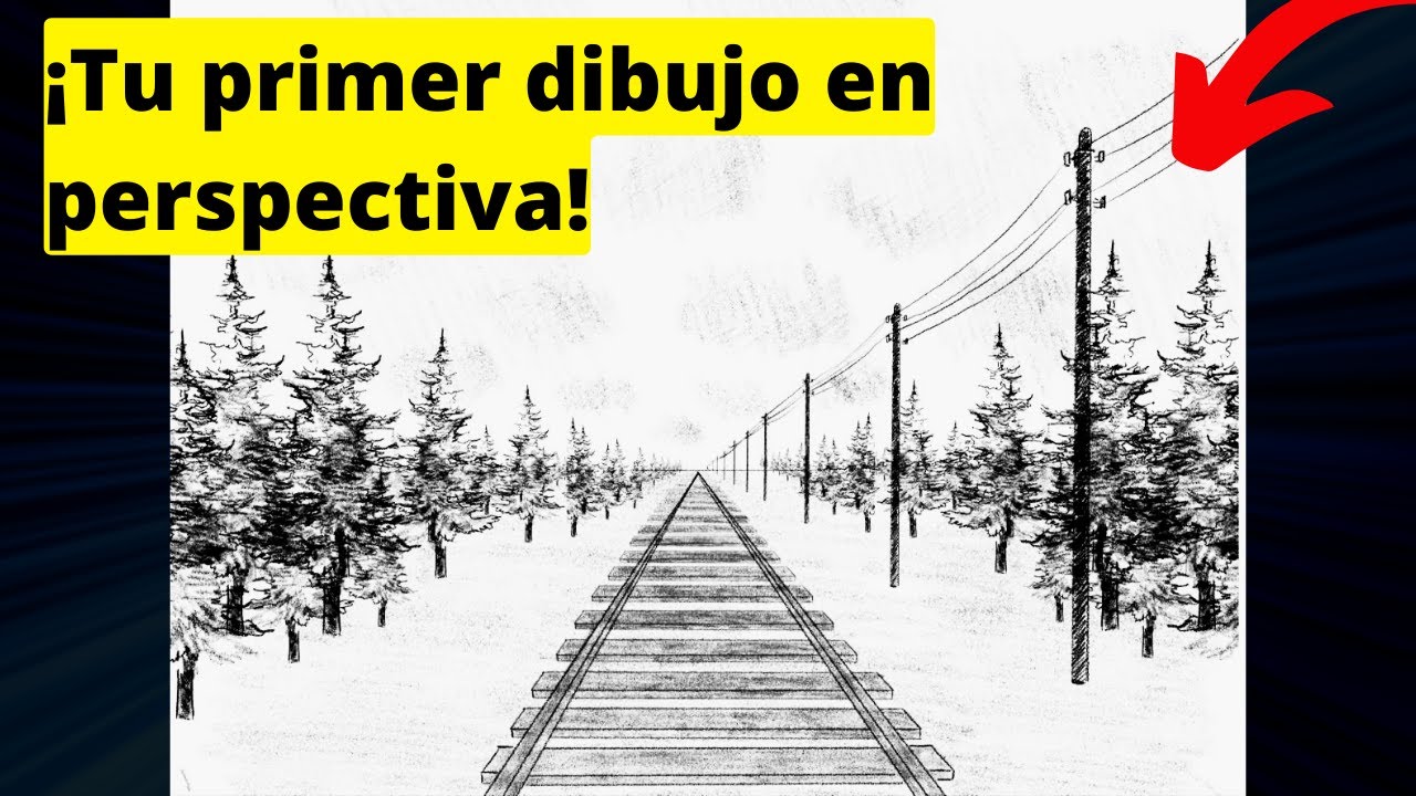 CLASE  No. 15: ¿Cómo dibujar un paisaje en perspectiva con un punto de fuga?
