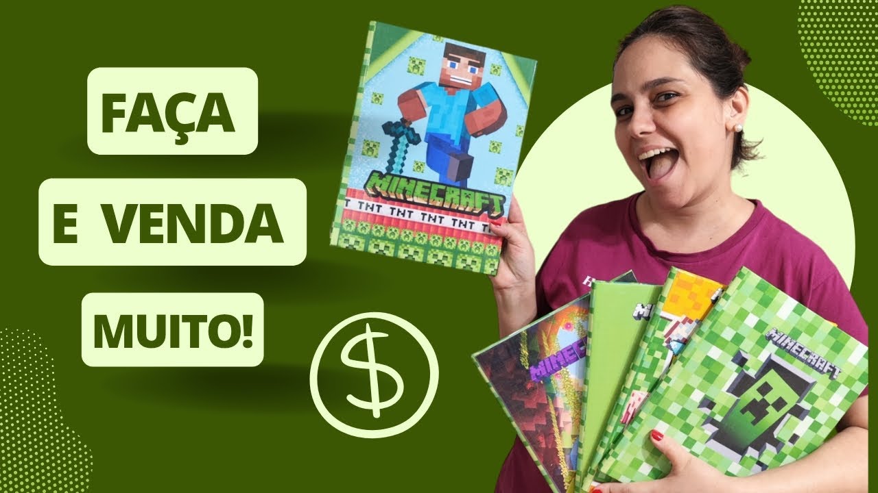 Faça e venda muito cadernos personalizados!