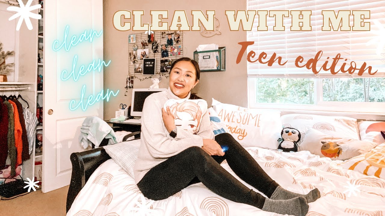 CLEAN WITH ME: PRETEEN ROOM EDITION