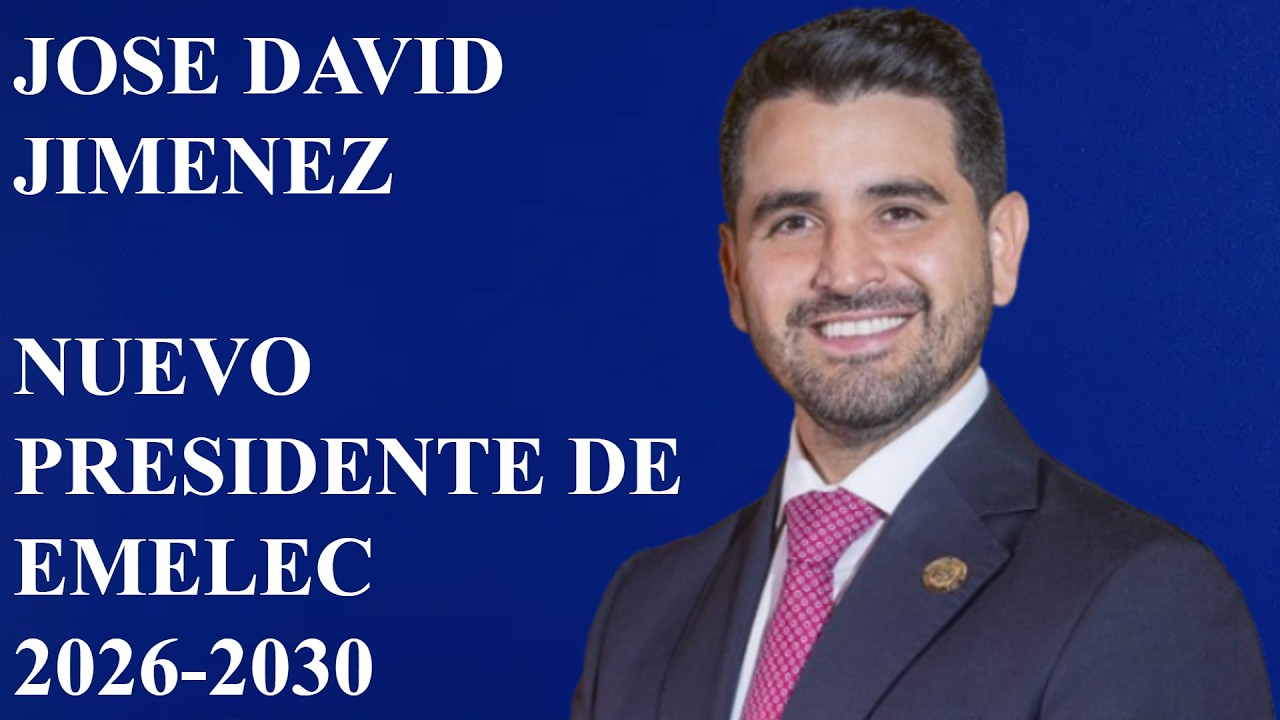 JOSE DAVID JIMENEZ NUEVO PRESIDENTE DE EMELEC 2026-2030