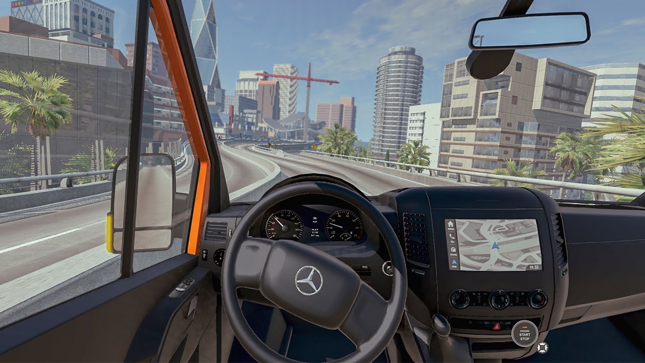 BeamNG Drive - MERCEDES SPRINTER [Steering wheel gameplay]