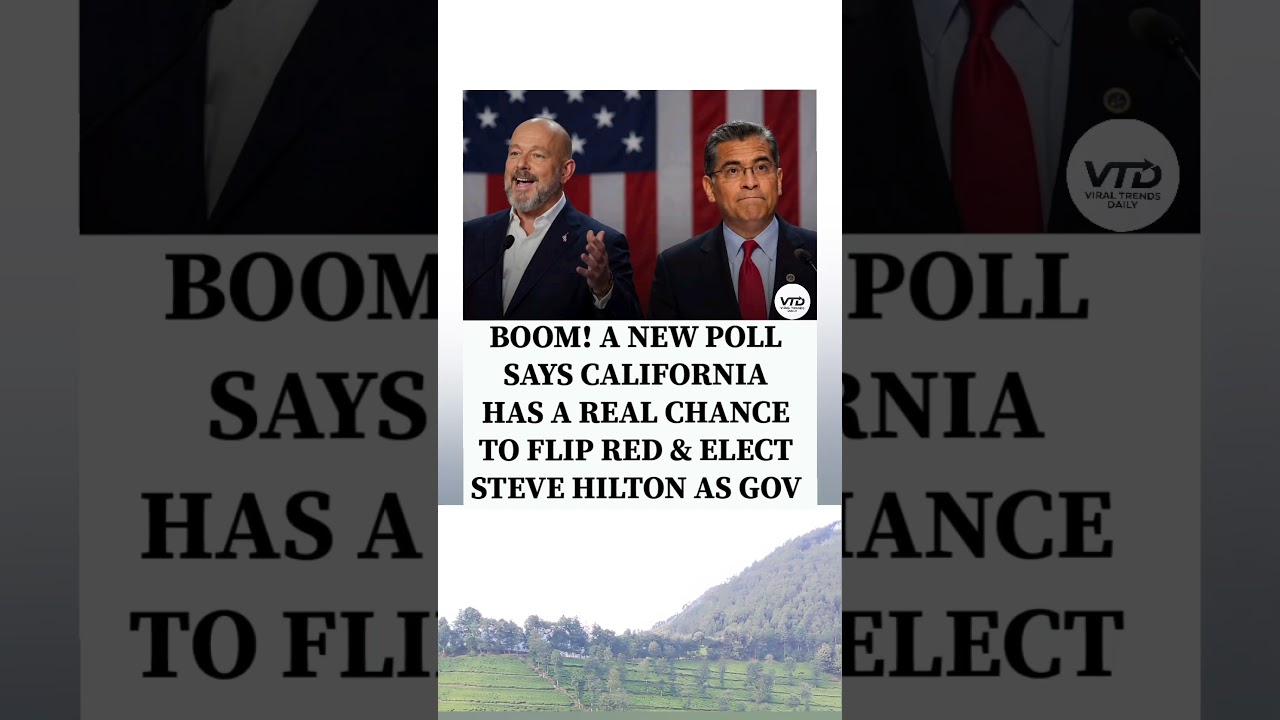 Hilton leads early polling in California's 2026 gubernatorial race.