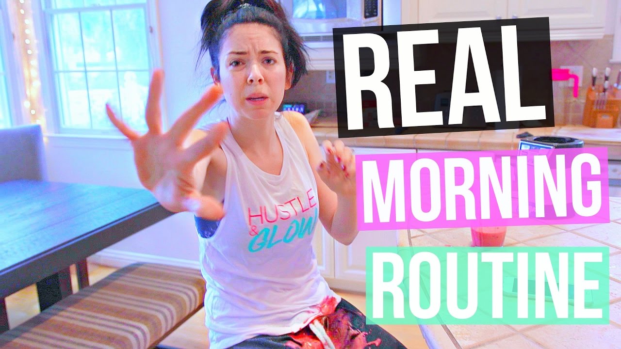My 2017 REAL Winter Morning Routine | Nikkiphillippi