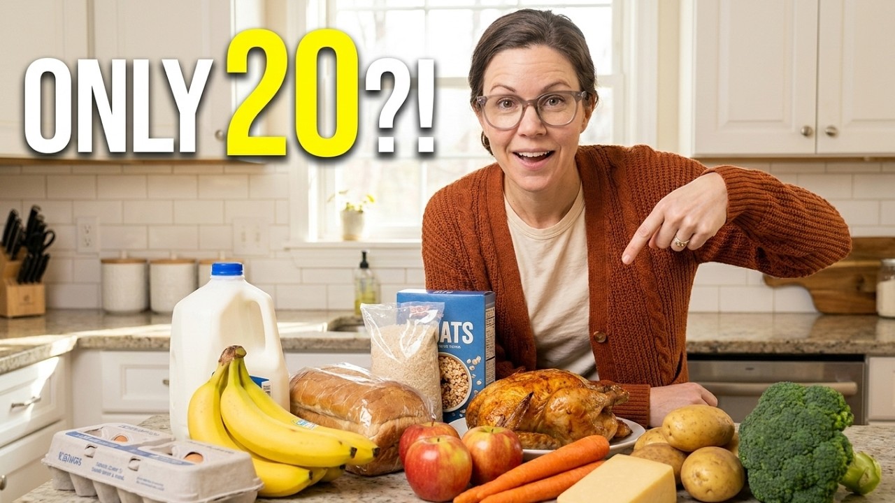 You Only Need These 20 Groceries Every Week (Stop Buying the Rest)