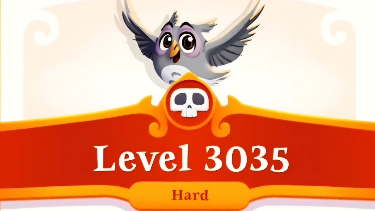 Level 3035 / Magic Stars! / Hard Level😱❗ / No Spell! / CH-153 / Bubble Witch 3 Saga Gameplay