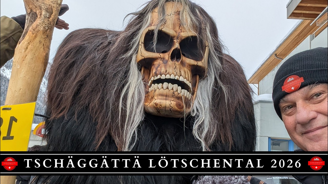 Tschäggättu-Loif 2026: Fasnacht im Lötschental – LuegemolTV