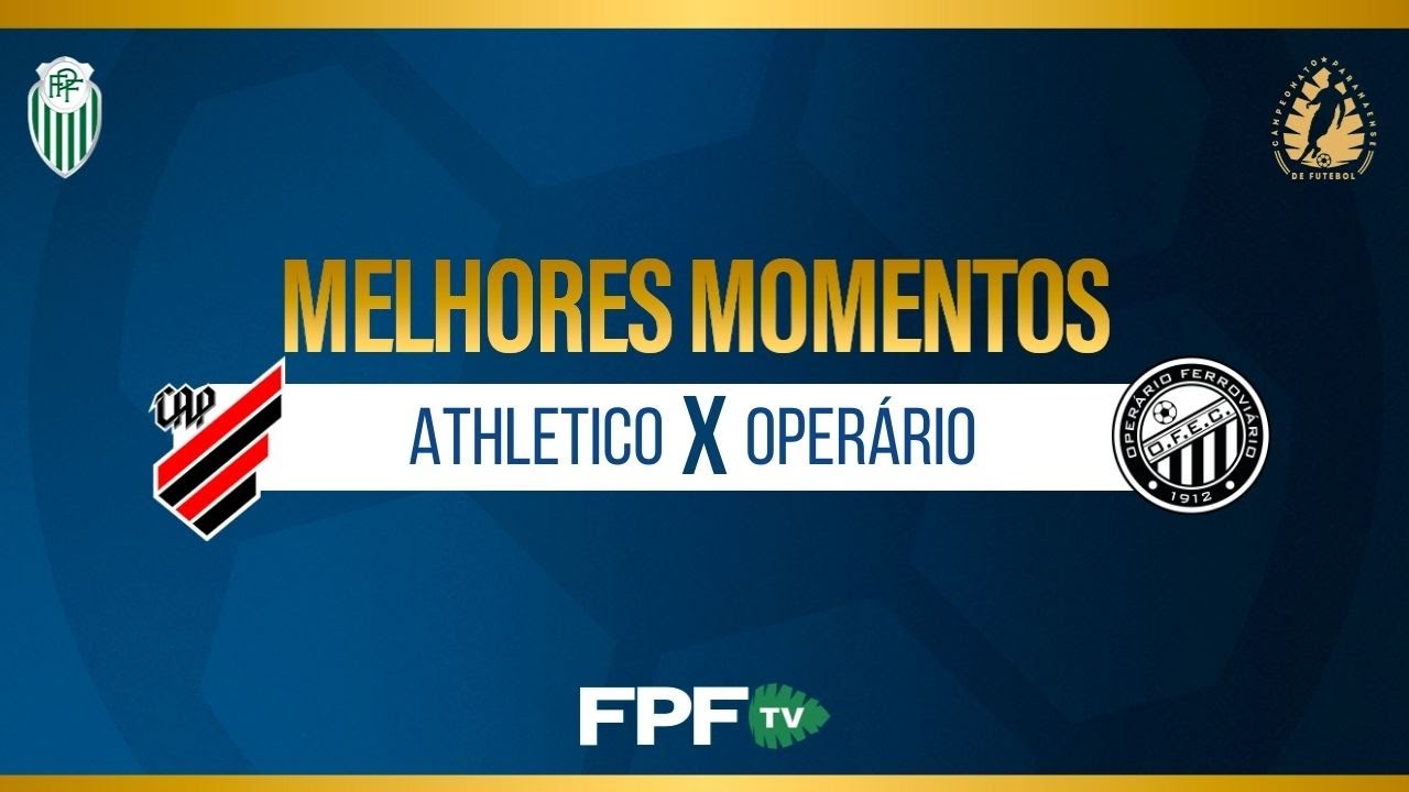 MELHORES MOMENTOS | ATHLETICO 2X0 OPERÁRIO | PARANAENSE 2026 | RODADA 3