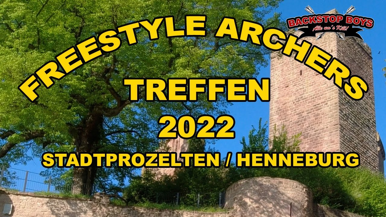 Freestyle Archers Treffen 2022 auf dem Bogenparcours Stadtprozelten / Henneburg