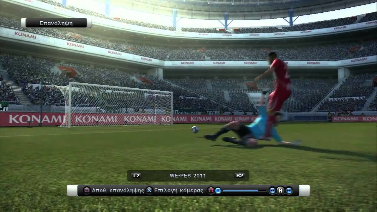 Pro Evolution Soccer 2011, Ολυμπιακός vs ΠΑΟ, Ελληνικός σχολιασμός