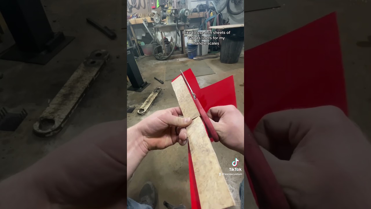 Как сделать накладки на рукоятку ножа