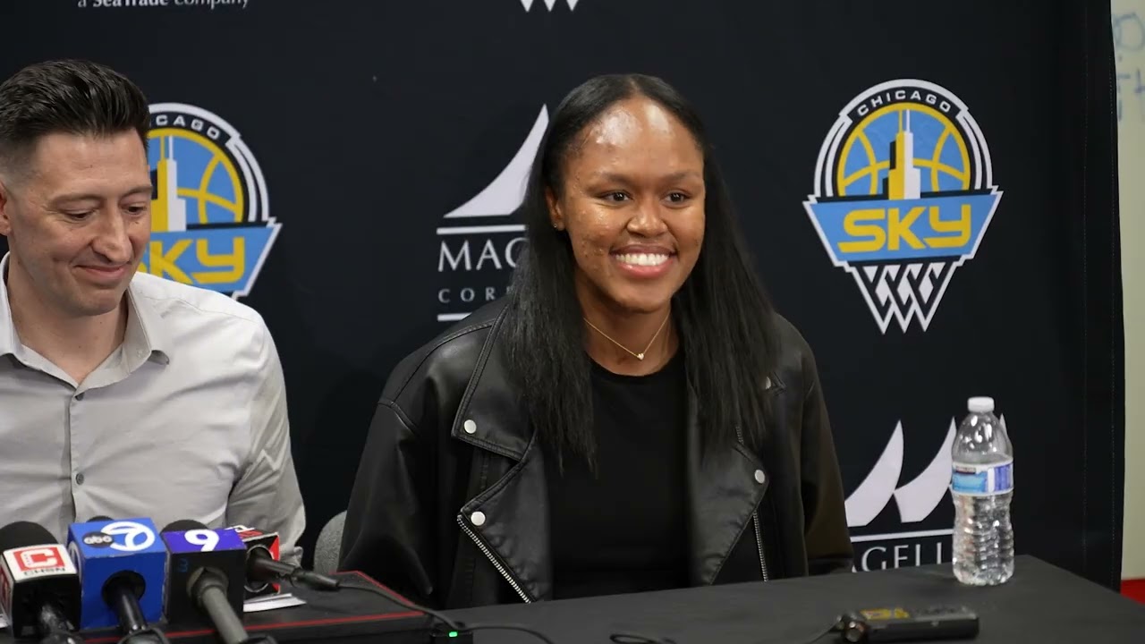 2026 WNBA Draft Party Press Conference: Azur&aacute; Stevens | Chicago Sky