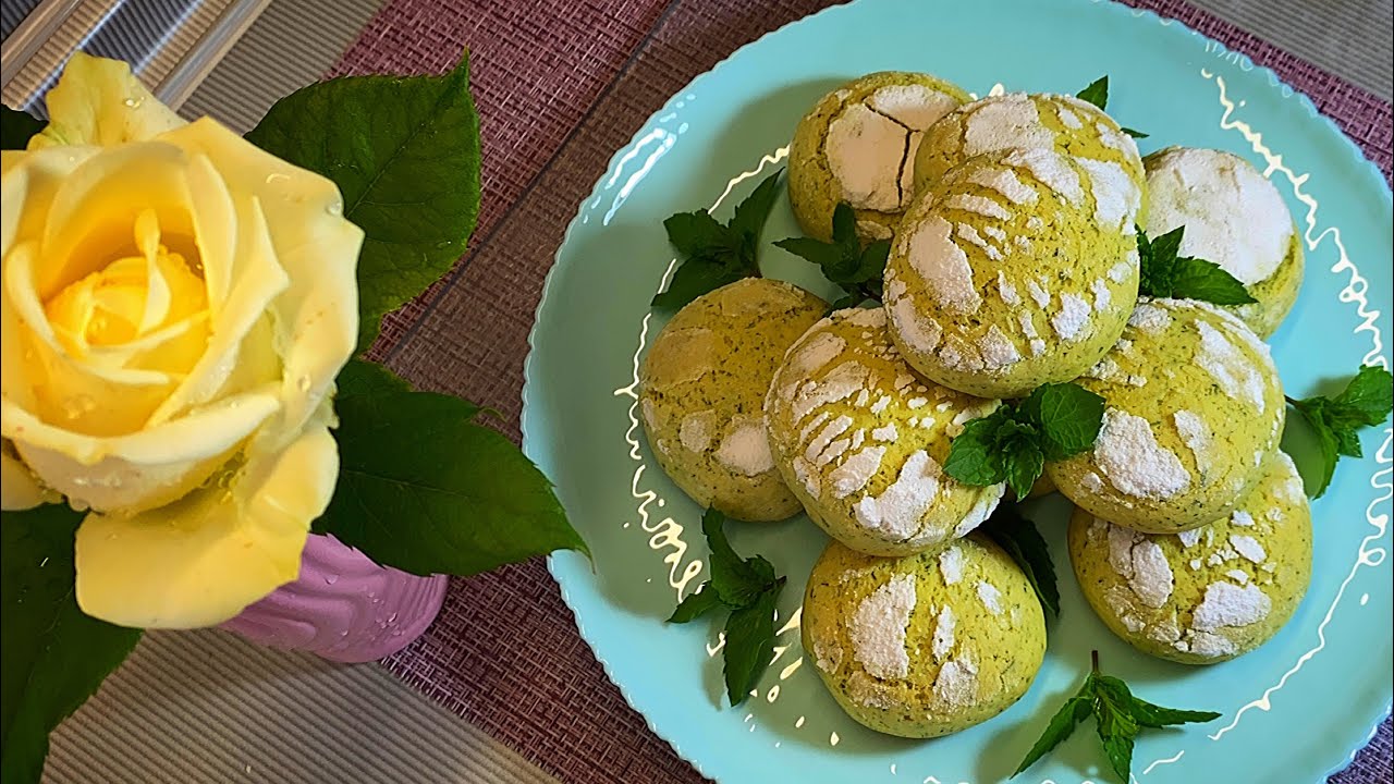 МЯТНОЕ ПЕЧЕНЬЕ / Готовьте сразу двойную порцию - ОЧЕНЬ ВКУСНО / Mint cookies