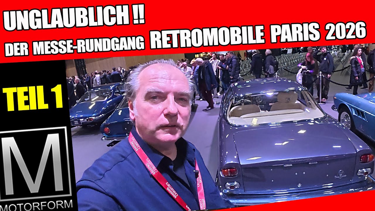 PREVIEW ! Retromobile Paris 2026 - Messe-Rundgang mit unglaublichen Autos