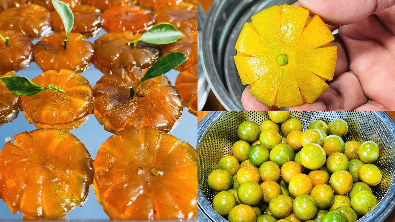 Cách làm mứt tắc chua ngọt trong veo màu vàng đẹp không the không đắng