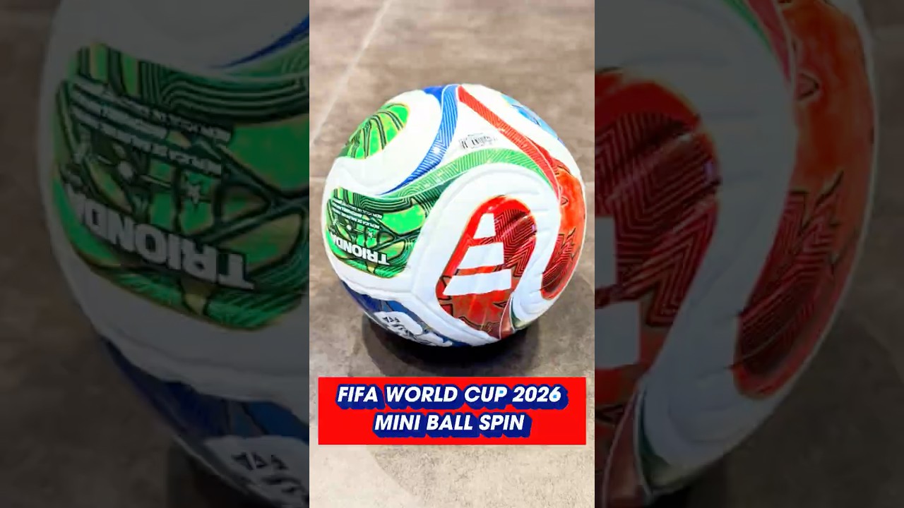 Trionda Mini FIFA World Cup 2026 Official Match Ball Pro - USA, Canada, Mexico JD8034
