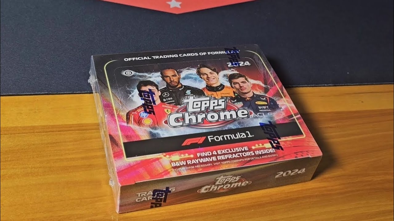 🏎️ Unboxing 2024 Topps Chrome F1 Qualifying Lap Hobby Box – Must See!