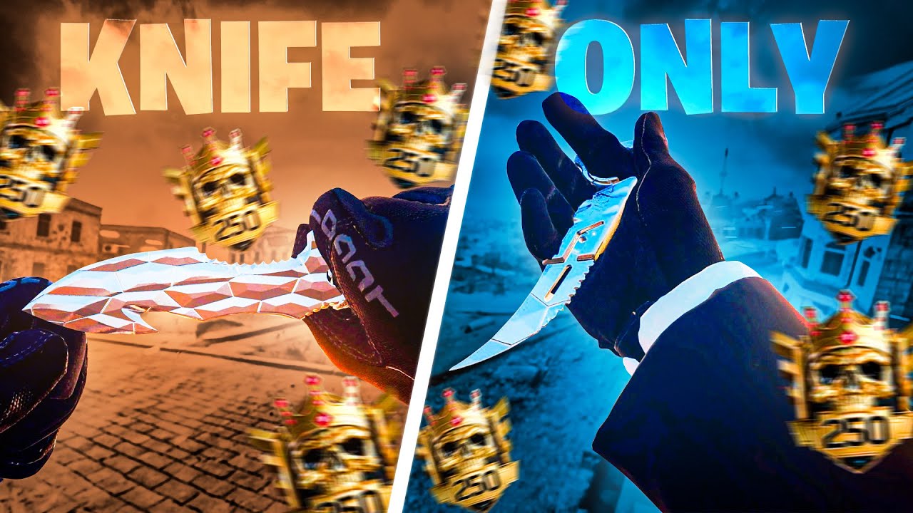 Top250s Knife Only in MW3 Ranked Play