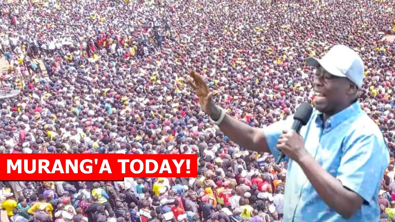 Rigathi Gachagua Mega Rally in Kangema, destroying Kasongo after police tried to k!ll him in Kikuyu🔥