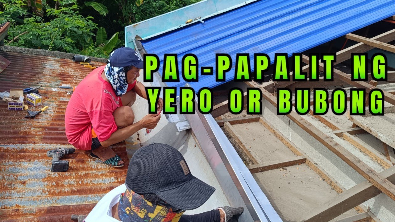 OFW BAKASYON | PAG-PAPALIT NG BUBONG NG BAHAY | PALIT YERO NG BAHAY
