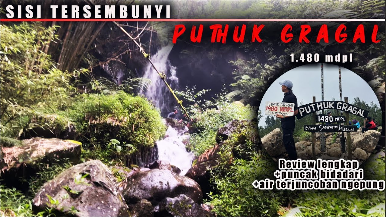 Solo Hiking Puthuk Gragal 1.480 mdpl ||Explore 2 Puncak dan Air Terjun Coban Ngepung || Alami Banget