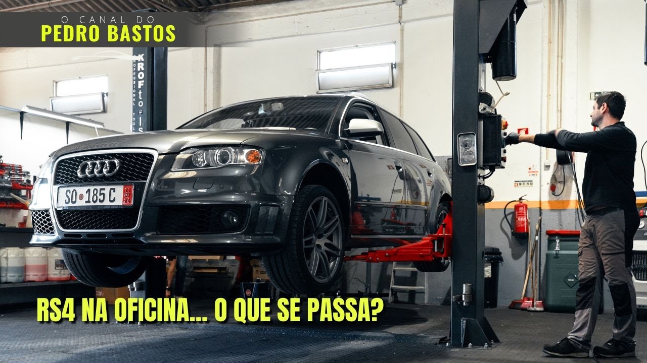 A Audi RS4 (já) teve que ir à oficina....