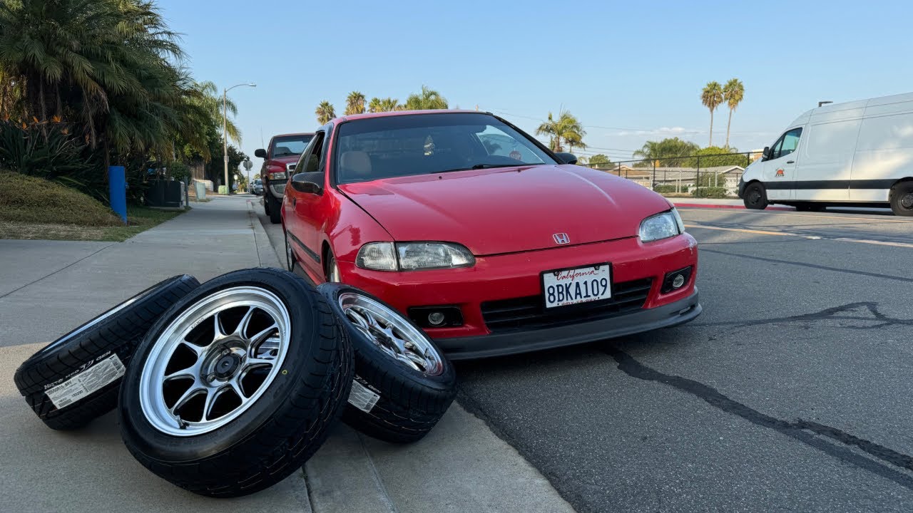 BEST WHEELS FOR A CIVIC | Konig Countergrams on EJ Civic
