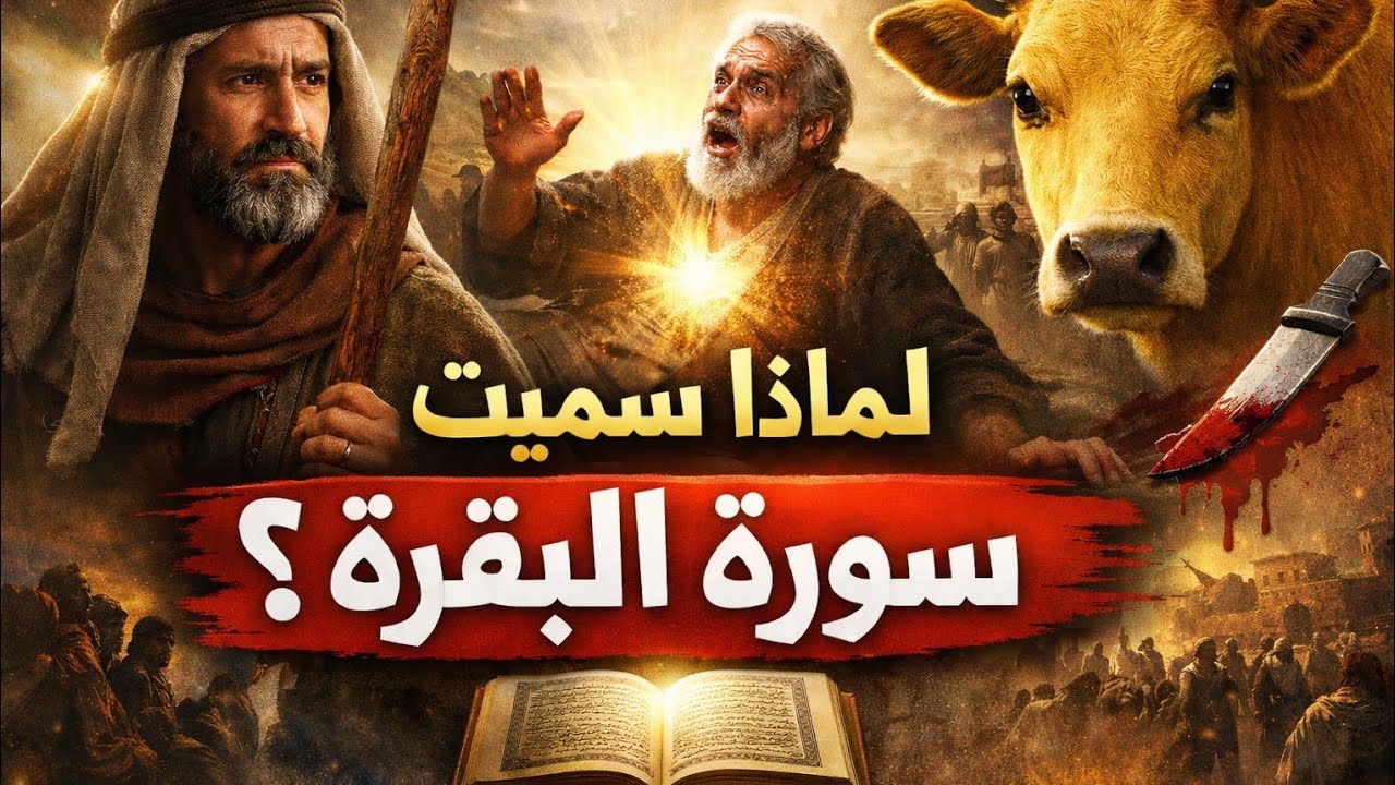 لماذا سُمّيت بسورة البقرة؟ القصة الكاملة التي تكشف أعظم درس في الطاعة والإيمان